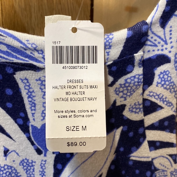 Soma blue white floral Maxi - Picture 6 of 6